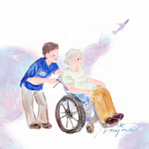 介護イラスト 優しいイラスト 人物イラスト